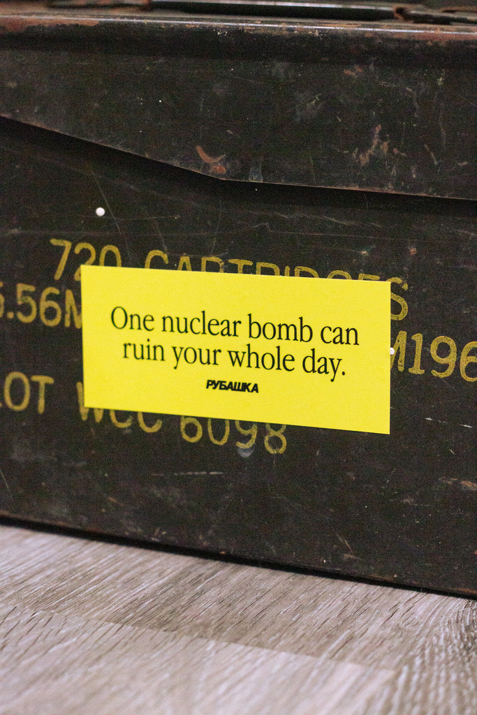 thumbnail image 2 of Nuclear Radiation Warning Sticker – Radioactive Die-Cut Decal For Laptop/Car 2 of 4
