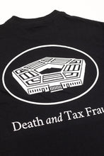 DEATH AND TAX FRAUD T-SHIRT BLACK