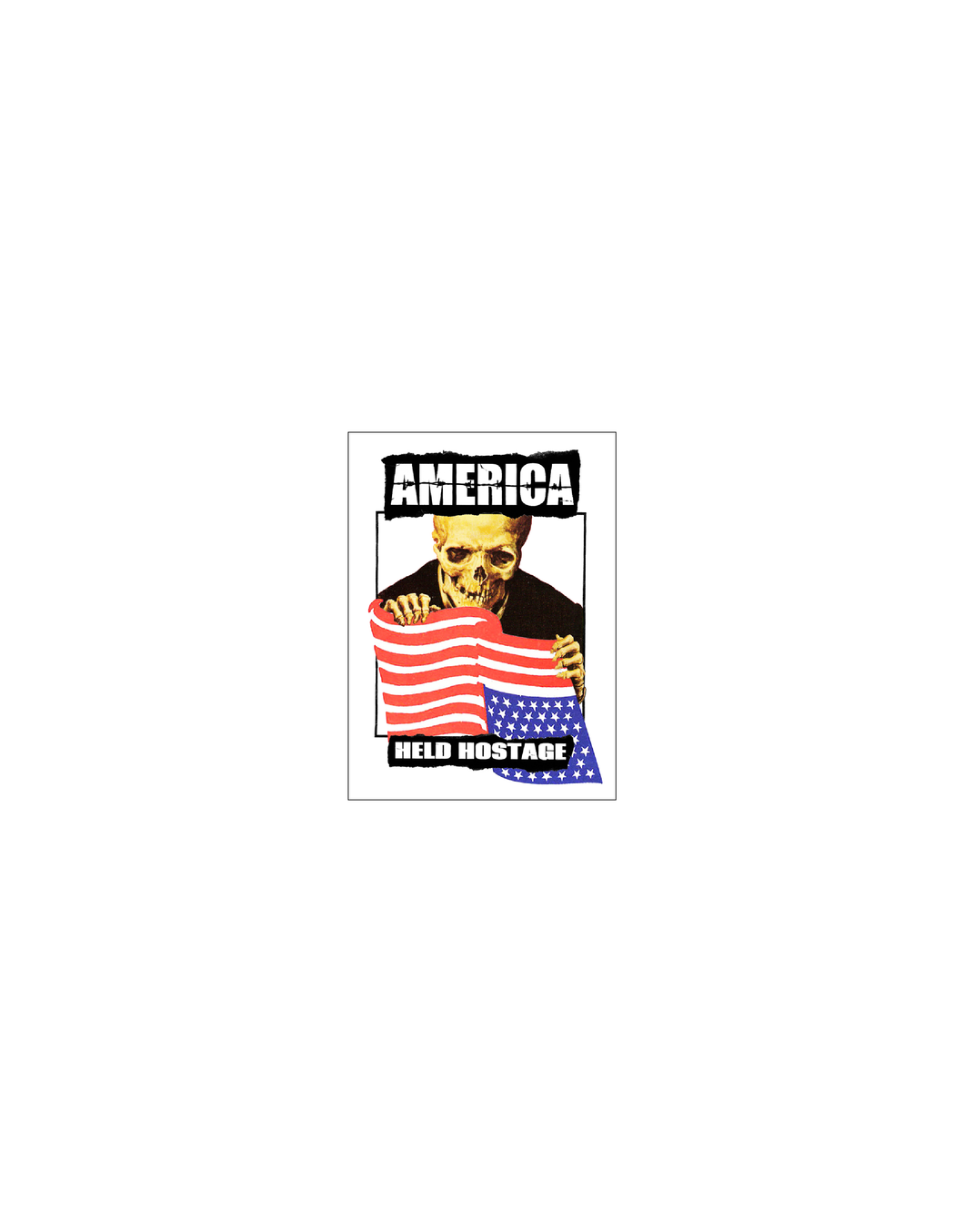 AMERICA HELD HOSTAGE STICKER