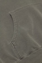 EMBROIDERED LOGO HOODIE PIGMENT DYE