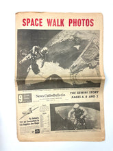 GEMINI SPACE WALK VINTAGE NEWSPAPER (1965)