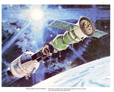 APOLLO SOYUZ COLOR PHOTO PRINTS