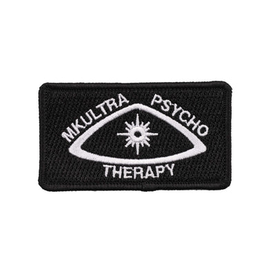 MKULTRA PSYCHO THERAPY PATCH BLACK/WHITE