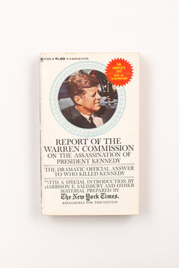 REPORT OF THE WARREN COMMISSION BOOK