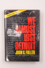 WE ALMOST LOST DETROIT BOOK