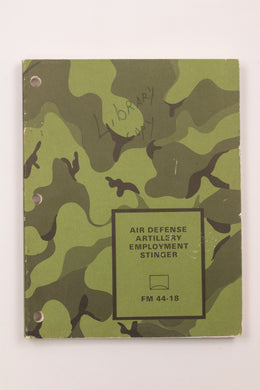 AIR DEFENSE ARTILLERY EMPLOYMENT STINGER MANUAL