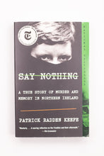 SAY NOTHING BOOK