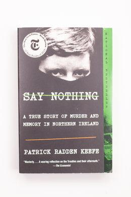 SAY NOTHING BOOK