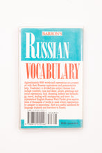 RUSSIAN VOCABULARY BOOK