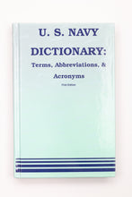 U.S. NAVY DICTIONARY: TERMS, ABBREVIATIONS, & ACRONYMS BOOK