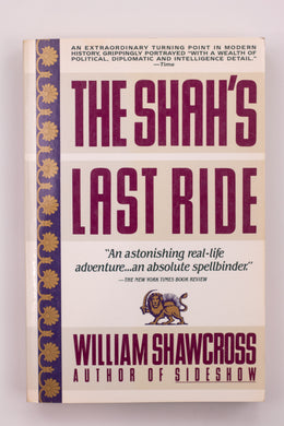 THE SHAH'S LAST RIDE BOOK