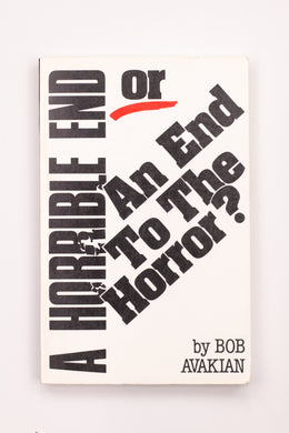 A HORRIBLE END OF AN END TO THE HORROR? BOOK
