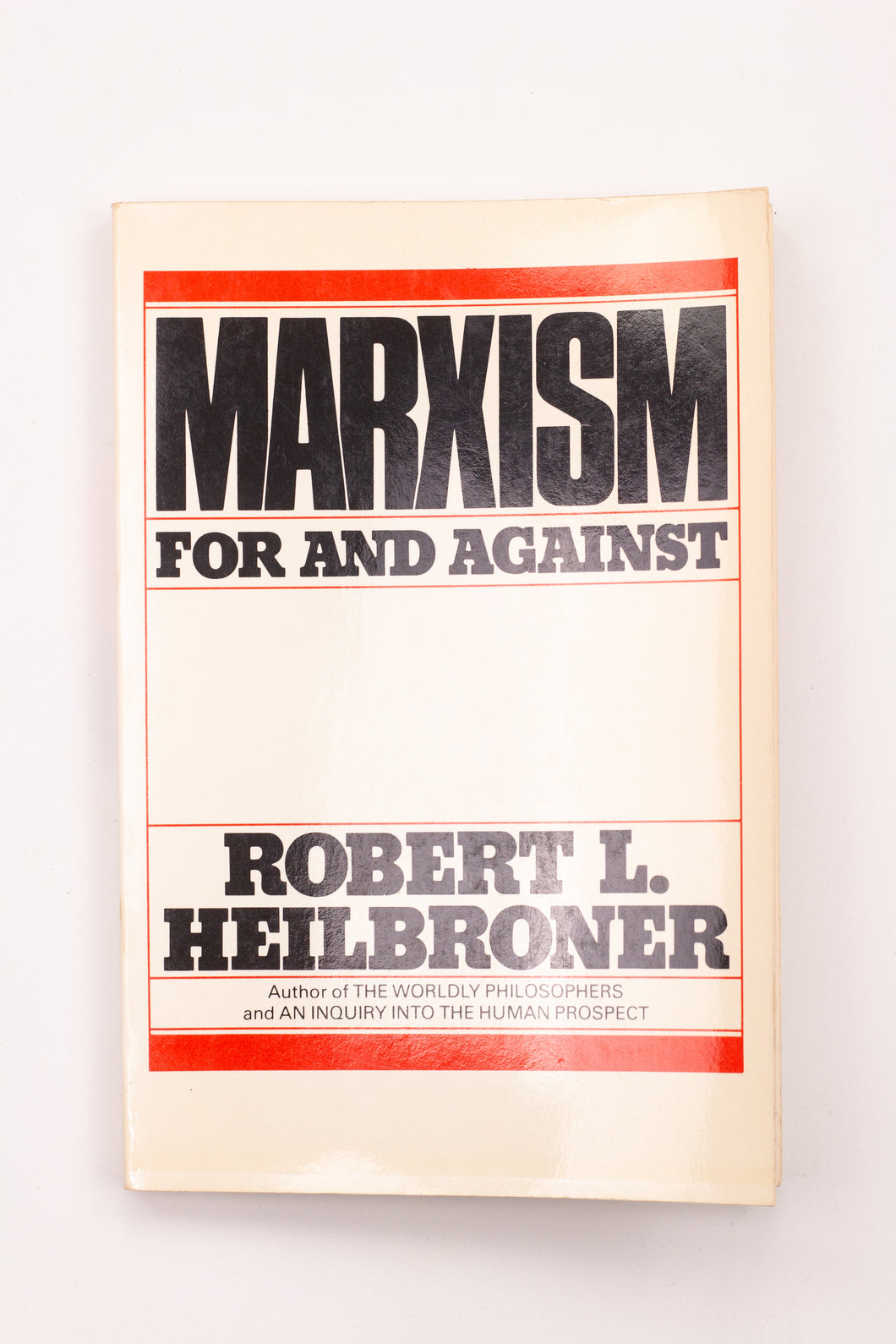 MARXISM: FOR AND AGAINST BOOK
