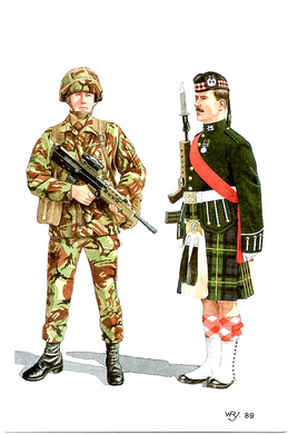 GORDON HIGHLANDERS POSTCARD