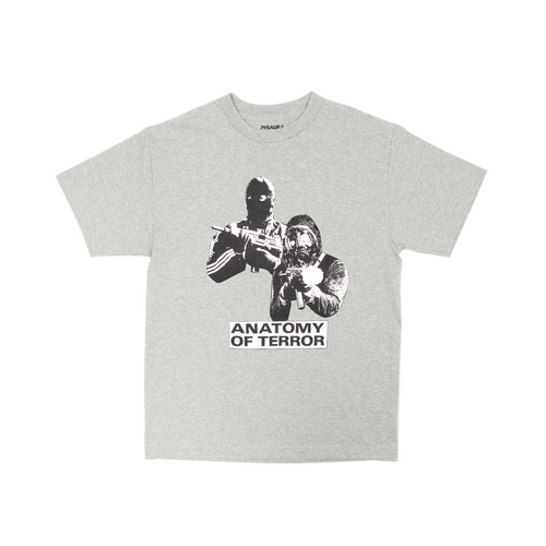 ANATOMY OF TERROR T-SHIRT ATHLETIC HEATHER GRAY