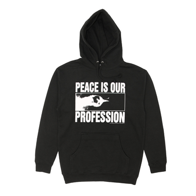 PEACE IS OUR PROFESSION HOODIE BLACK
