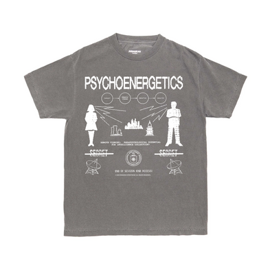 REMOTE VIEWING T-SHIRT FADED BLACK
