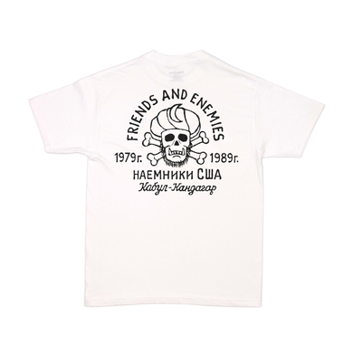 FRIENDS AND ENEMIES T-SHIRT WHITE