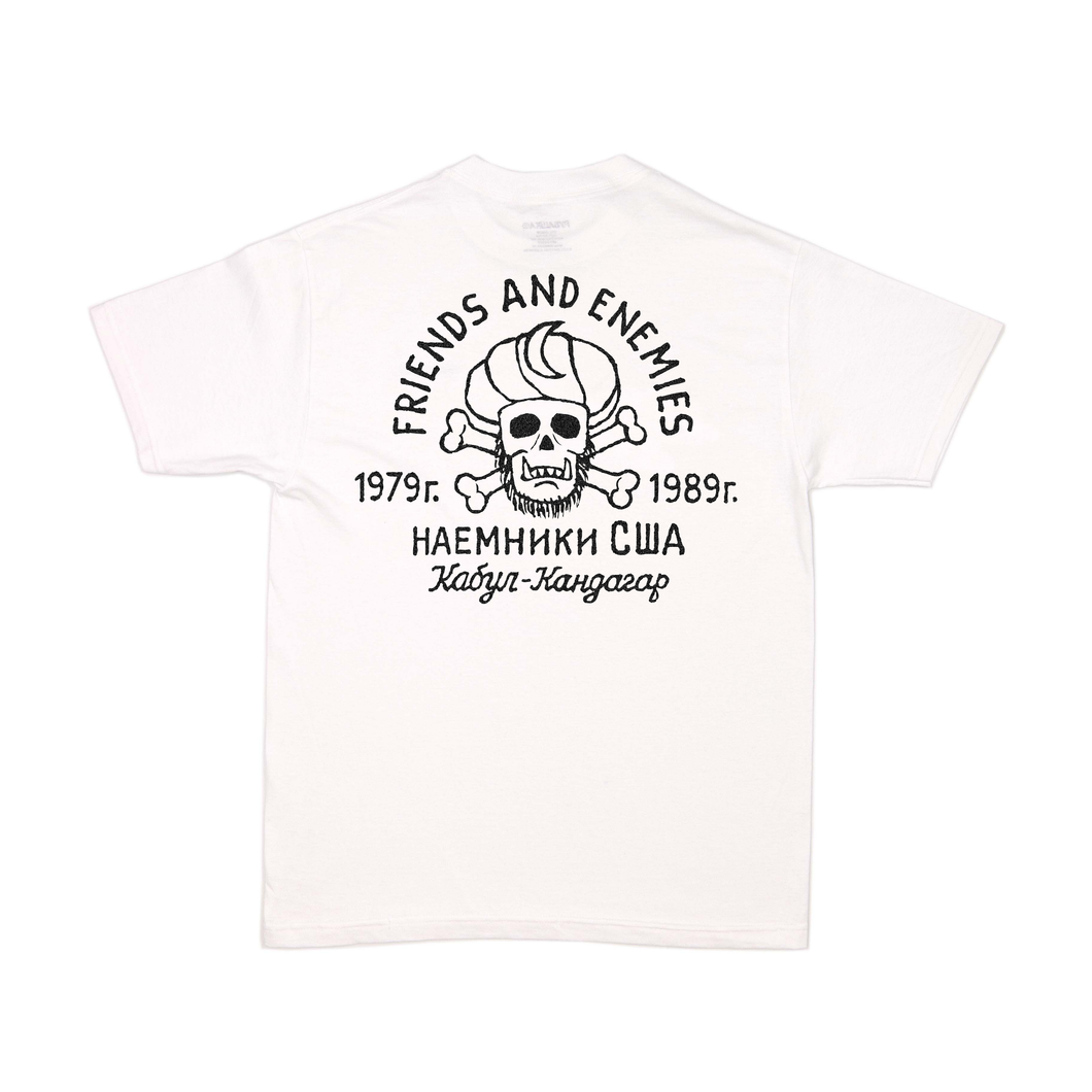 FRIENDS AND ENEMIES T-SHIRT WHITE