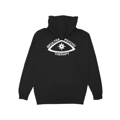 MKULTRA PSYCHO THERAPY HOODIE BLACK