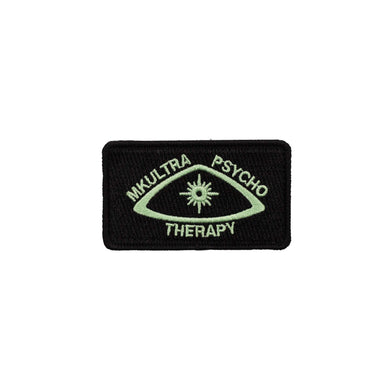 MKULTRA PSYCHO THERAPY PATCH BLACK