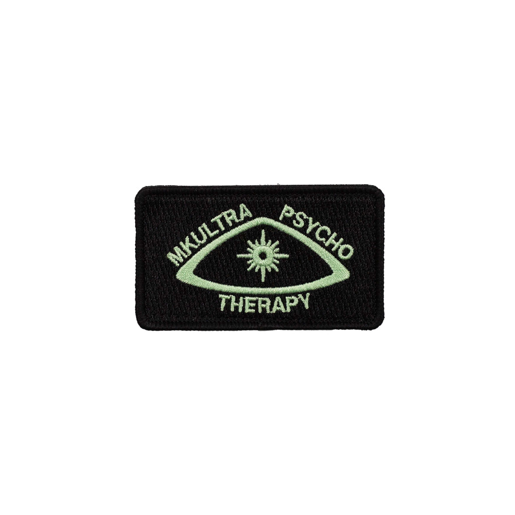MKULTRA PSYCHO THERAPY PATCH BLACK/GREEN