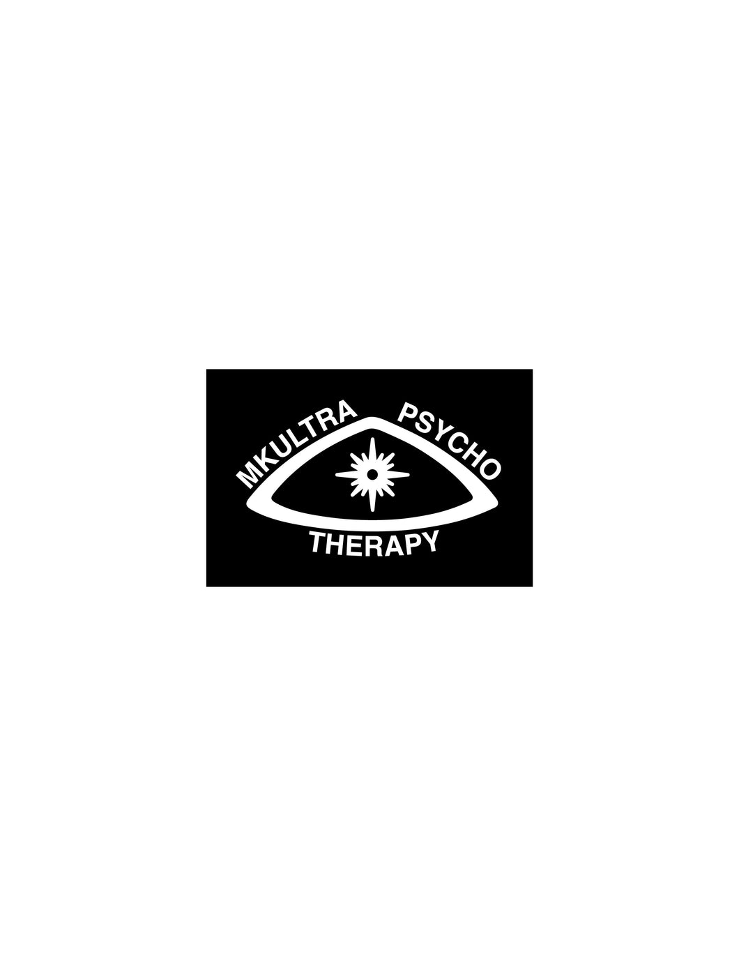 MKULTRA PSYCHO THERAPY STICKERS