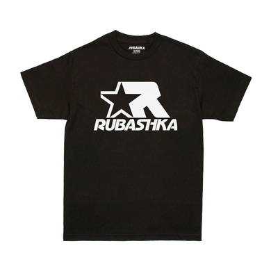 RUBASHKA STAR LOGO TEE BLACK