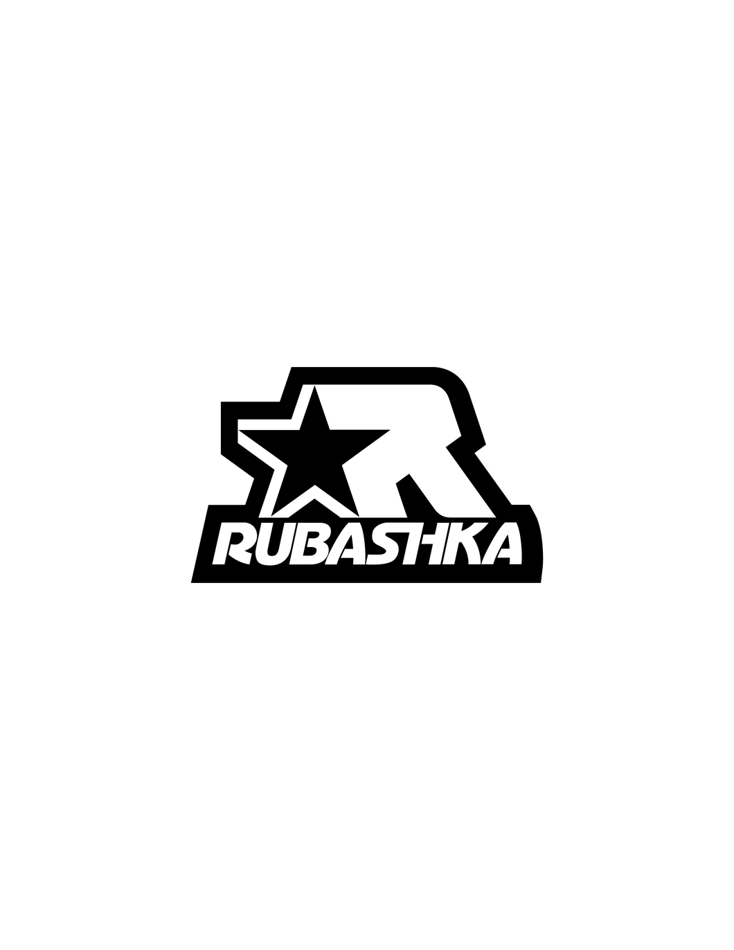 RUBASHKA STAR LOGO STICKER