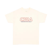 EMBROIDERED USA T-SHIRT CREME