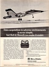 ORIGINAL VINTAGE PRINT ADS - JETS (BLACK AND WHITE)