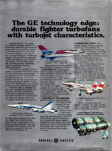 ORIGINAL VINTAGE PRINT ADS - JETS (COLOR)