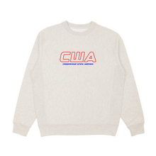 EMBROIDERED USA CREWNECK ATHLETIC HEATHER GRAY