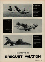 ORIGINAL VINTAGE PRINT ADS - PLANES (BLACK/WHITE)