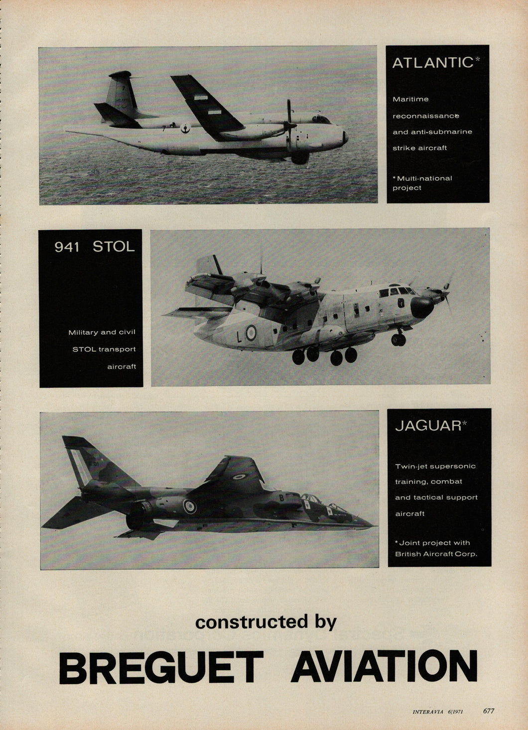 ORIGINAL VINTAGE PRINT ADS - JETS (BLACK AND WHITE) – Rubashka