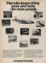 ORIGINAL VINTAGE PRINT ADS - PLANES (BLACK/WHITE)