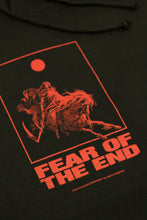 FEAR OF THE END HOODIE BLACK/RED