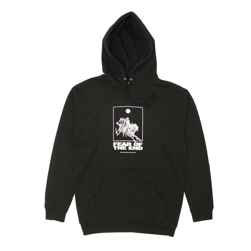 FEAR OF THE END HOODIE BLACK WHITE Rubashka