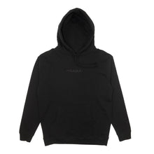 EMBROIDERED LOGO HOODIE BLACK/BLACK
