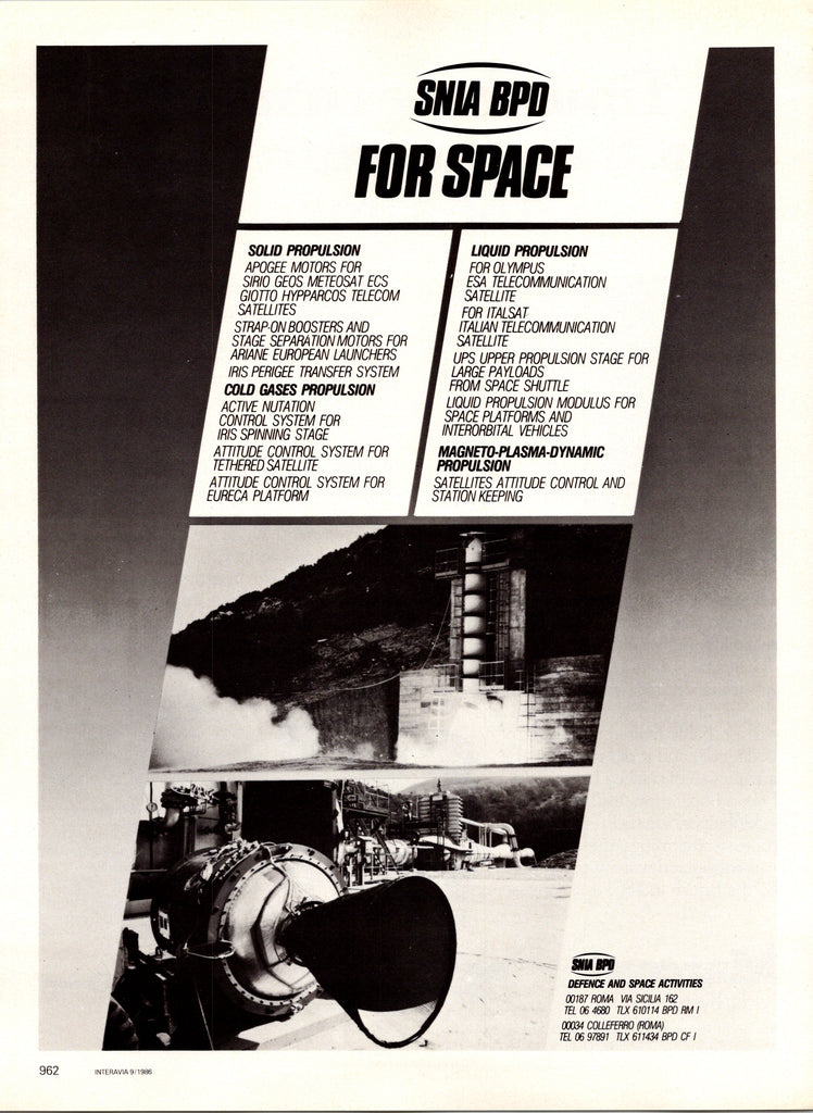 ORIGINAL VINTAGE PRINT ADS - ROCKETS / SPACE – Rubashka