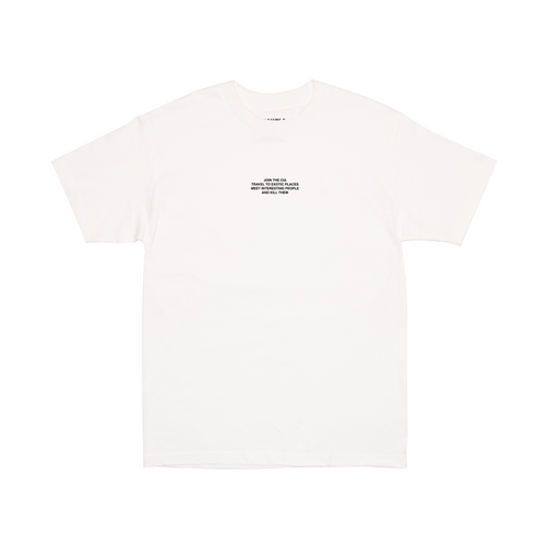 CIA VACATION T-SHIRT WHITE